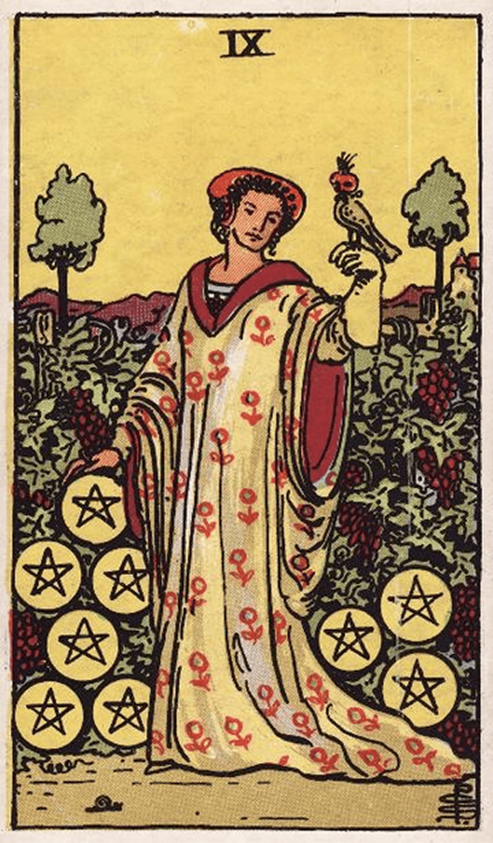 Nine of Pentacles